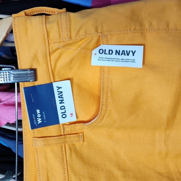 NWT Old Navy High Rise Wow Short in Orange Size 18 - Picture 5 of 6